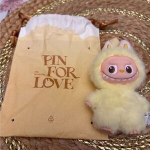 Pin for love letter f mini labubu